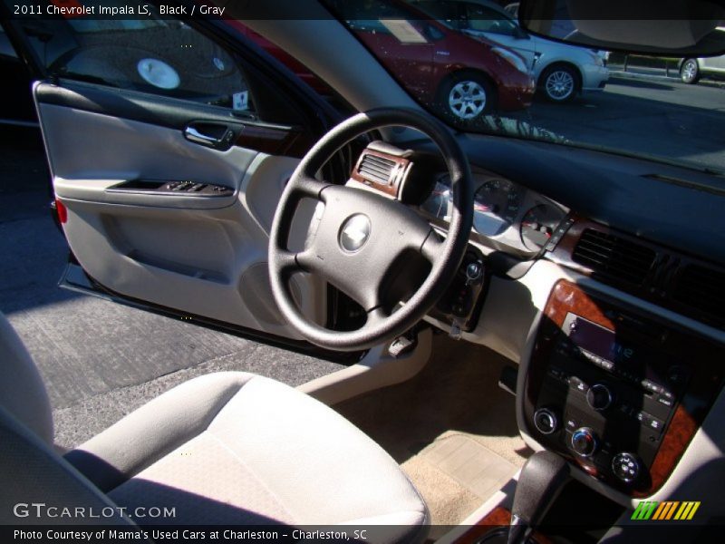 Black / Gray 2011 Chevrolet Impala LS