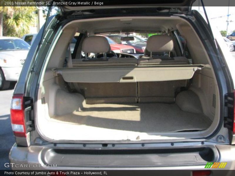 Bronzed Gray Metallic / Beige 2001 Nissan Pathfinder SE