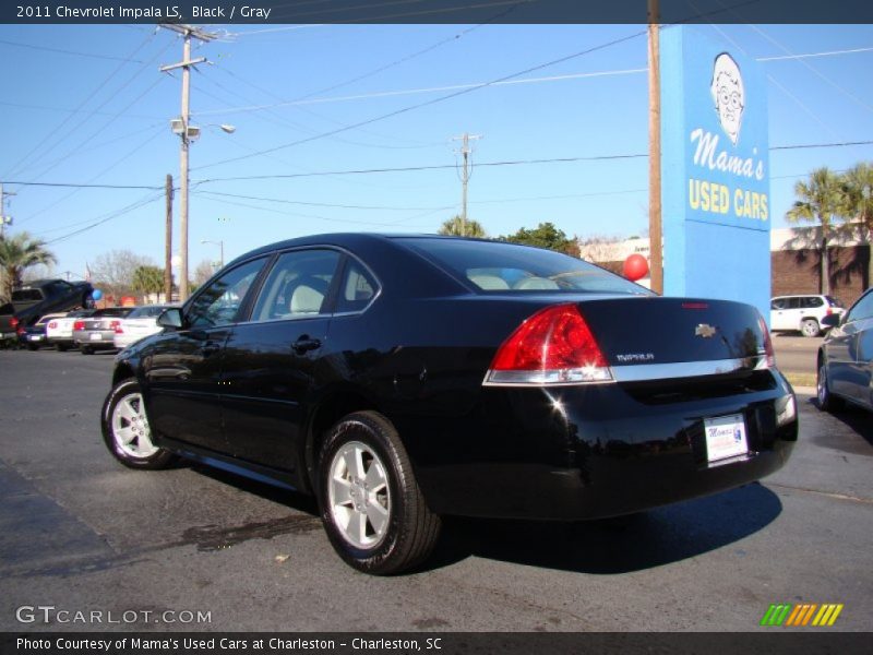 Black / Gray 2011 Chevrolet Impala LS