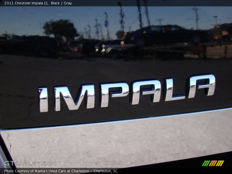 Black / Gray 2011 Chevrolet Impala LS