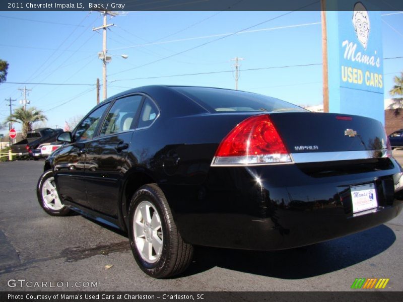 Black / Gray 2011 Chevrolet Impala LS