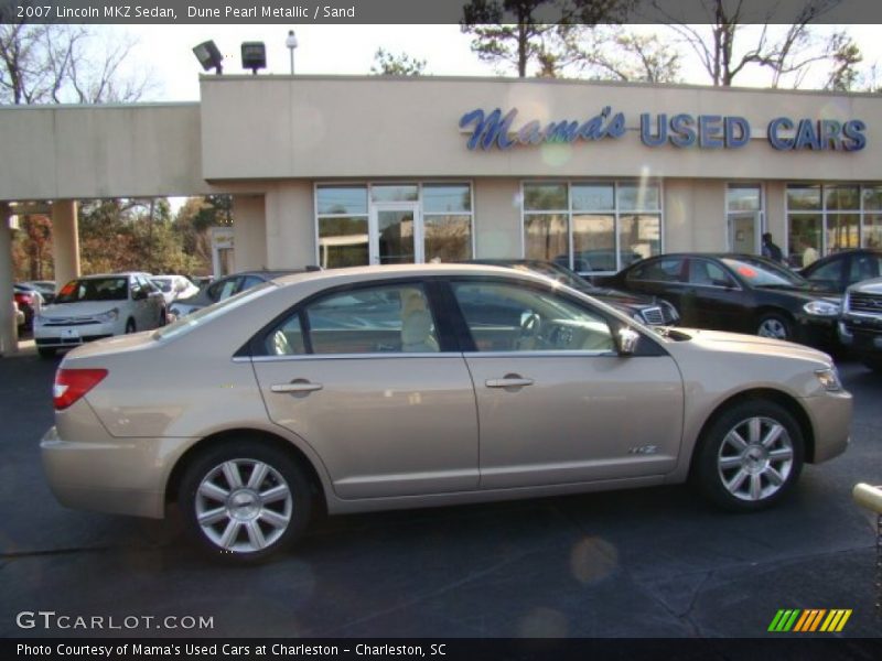 Dune Pearl Metallic / Sand 2007 Lincoln MKZ Sedan