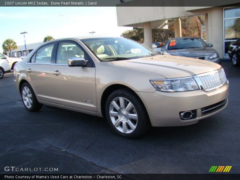 Dune Pearl Metallic / Sand 2007 Lincoln MKZ Sedan