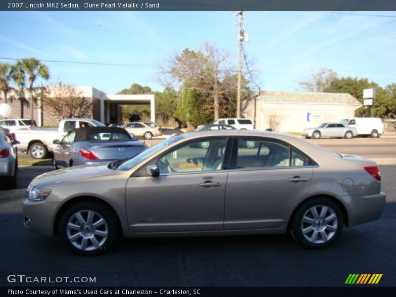 Dune Pearl Metallic / Sand 2007 Lincoln MKZ Sedan