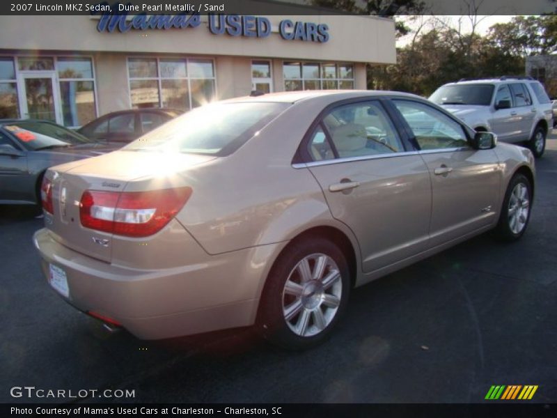 Dune Pearl Metallic / Sand 2007 Lincoln MKZ Sedan