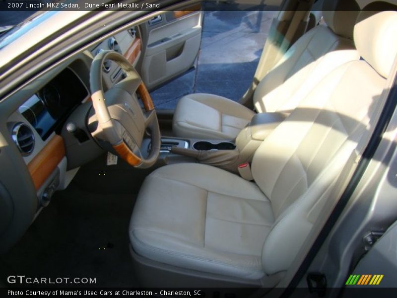 Dune Pearl Metallic / Sand 2007 Lincoln MKZ Sedan