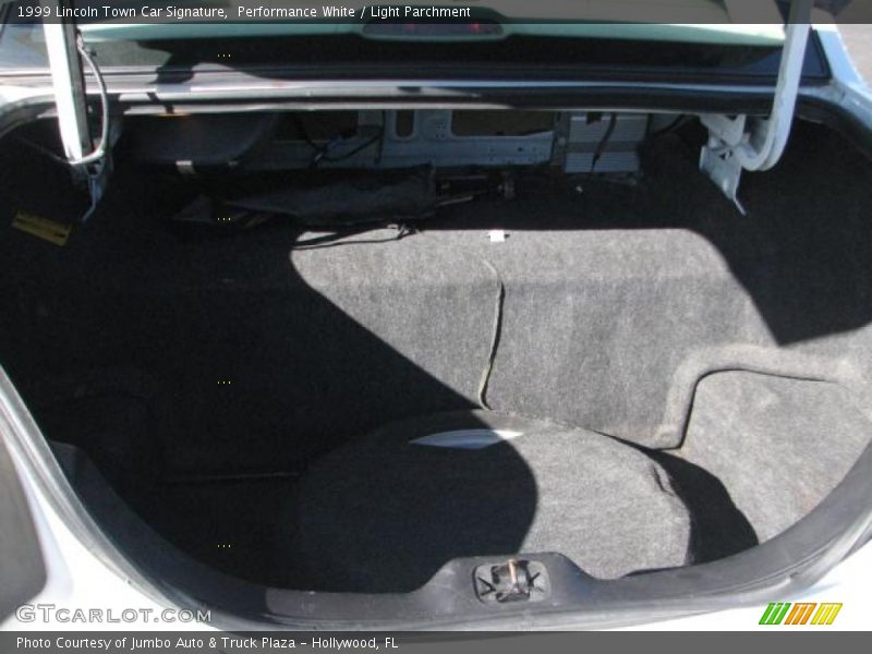 Performance White / Light Parchment 1999 Lincoln Town Car Signature