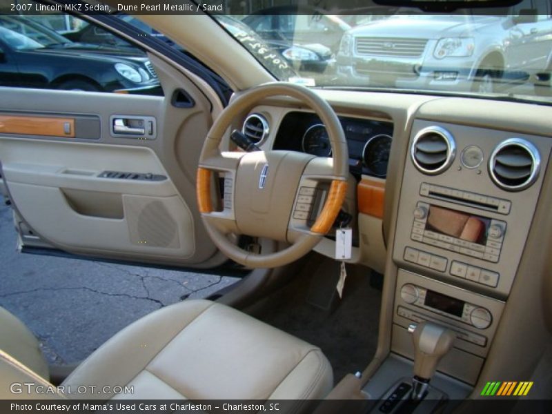 Dune Pearl Metallic / Sand 2007 Lincoln MKZ Sedan
