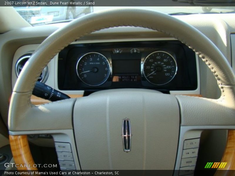 Dune Pearl Metallic / Sand 2007 Lincoln MKZ Sedan