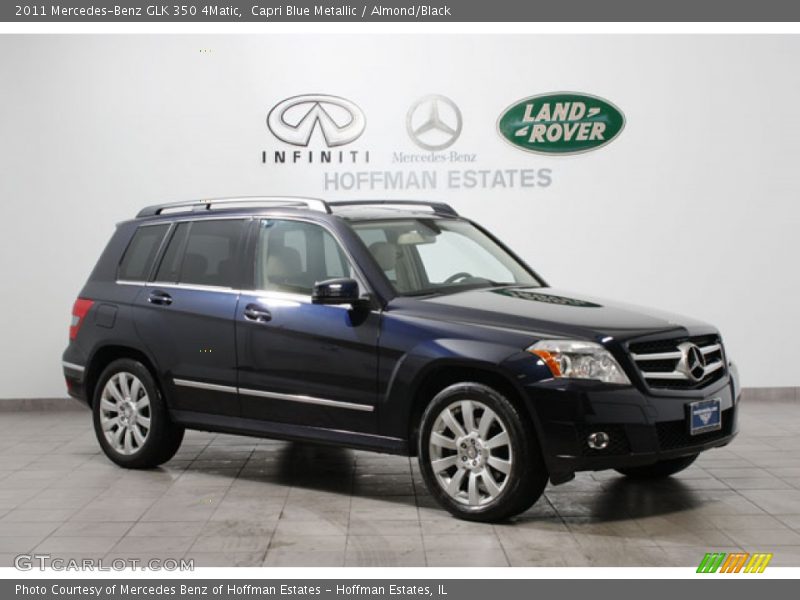 Capri Blue Metallic / Almond/Black 2011 Mercedes-Benz GLK 350 4Matic