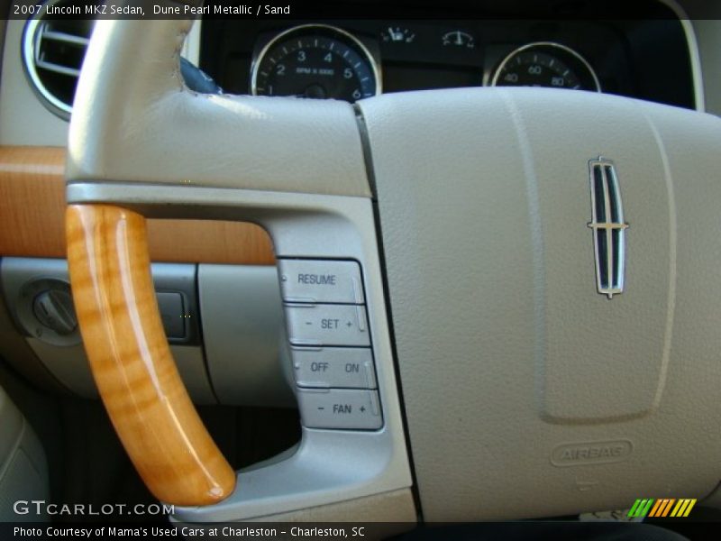 Dune Pearl Metallic / Sand 2007 Lincoln MKZ Sedan