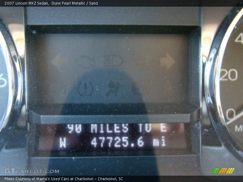 Dune Pearl Metallic / Sand 2007 Lincoln MKZ Sedan