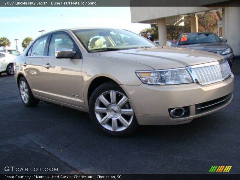 Dune Pearl Metallic / Sand 2007 Lincoln MKZ Sedan
