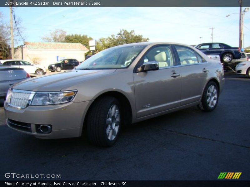 Dune Pearl Metallic / Sand 2007 Lincoln MKZ Sedan