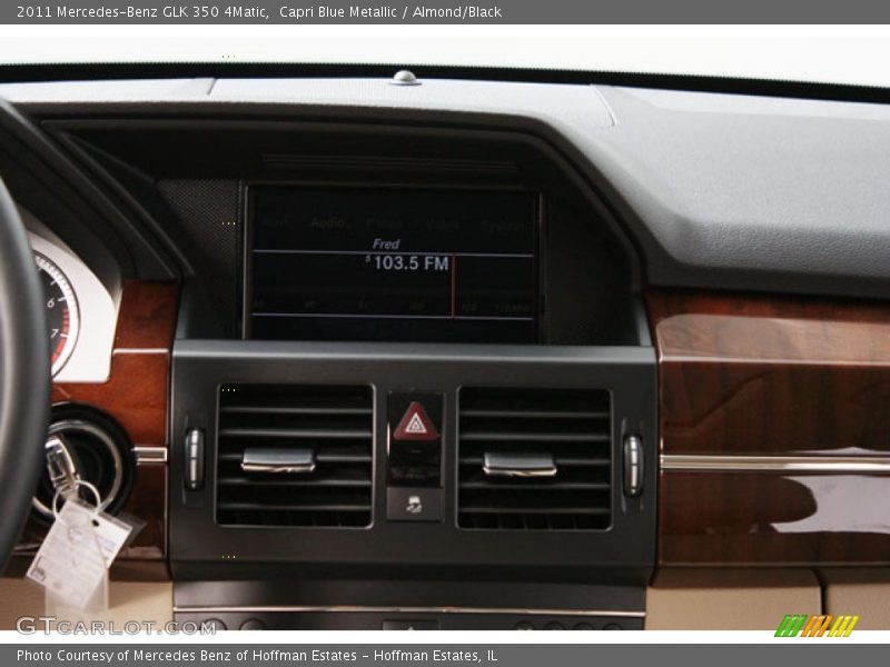 Capri Blue Metallic / Almond/Black 2011 Mercedes-Benz GLK 350 4Matic