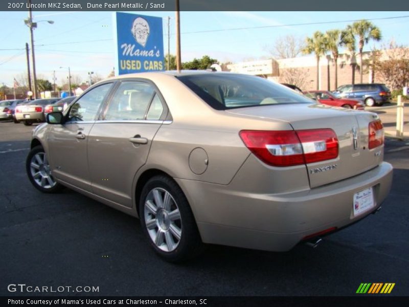 Dune Pearl Metallic / Sand 2007 Lincoln MKZ Sedan