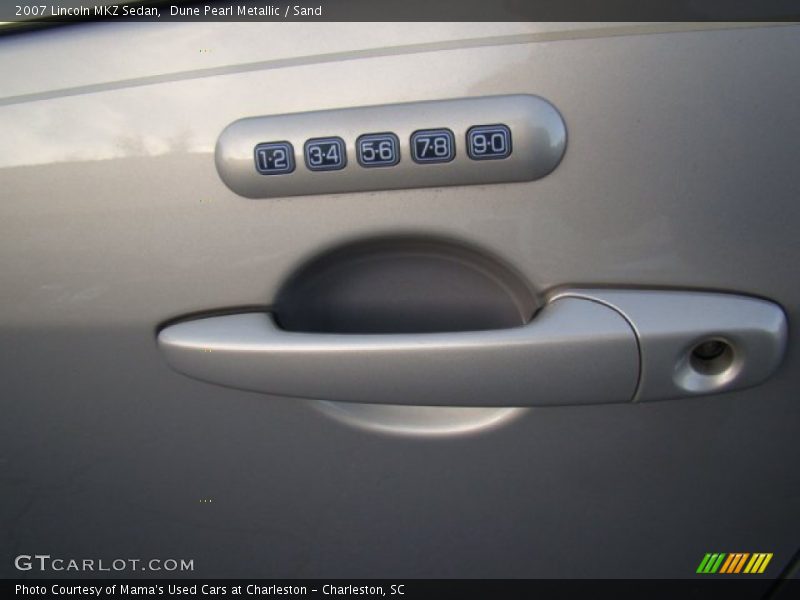 Dune Pearl Metallic / Sand 2007 Lincoln MKZ Sedan