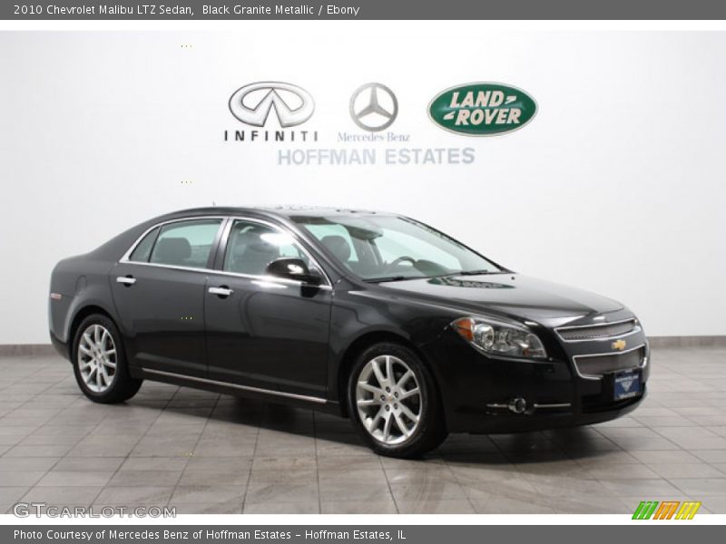 Black Granite Metallic / Ebony 2010 Chevrolet Malibu LTZ Sedan