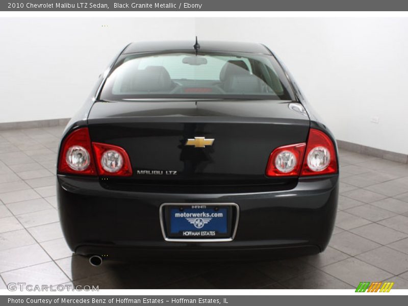Black Granite Metallic / Ebony 2010 Chevrolet Malibu LTZ Sedan
