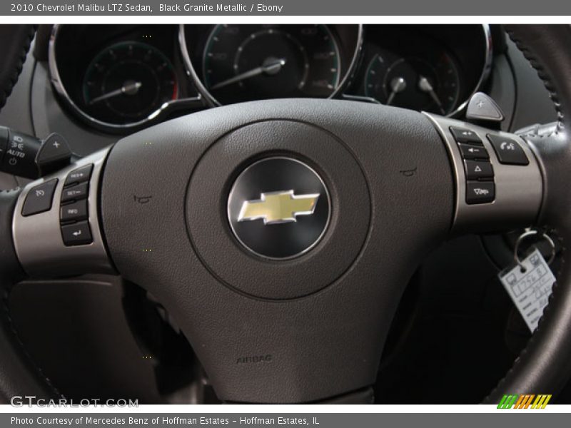 Black Granite Metallic / Ebony 2010 Chevrolet Malibu LTZ Sedan