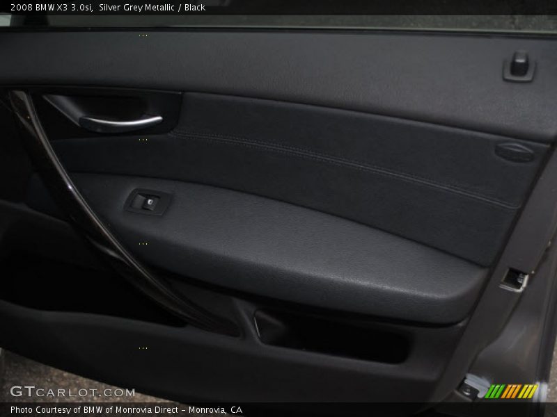 Silver Grey Metallic / Black 2008 BMW X3 3.0si