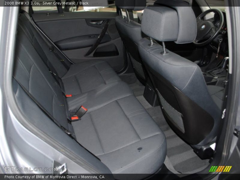 Silver Grey Metallic / Black 2008 BMW X3 3.0si