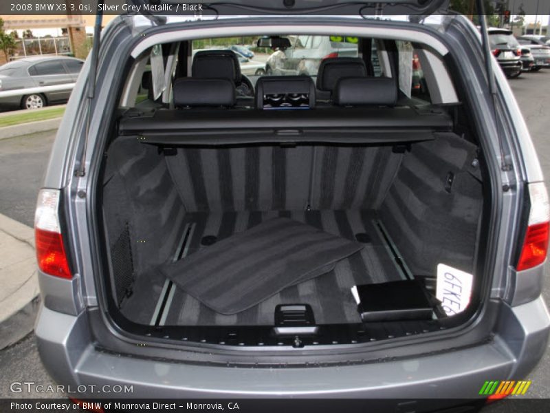 Silver Grey Metallic / Black 2008 BMW X3 3.0si