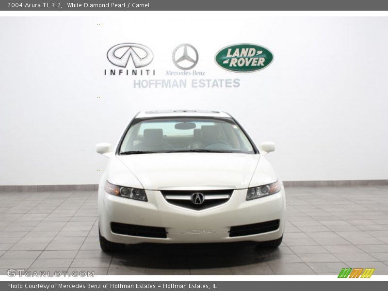 White Diamond Pearl / Camel 2004 Acura TL 3.2