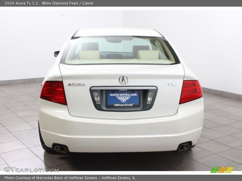 White Diamond Pearl / Camel 2004 Acura TL 3.2