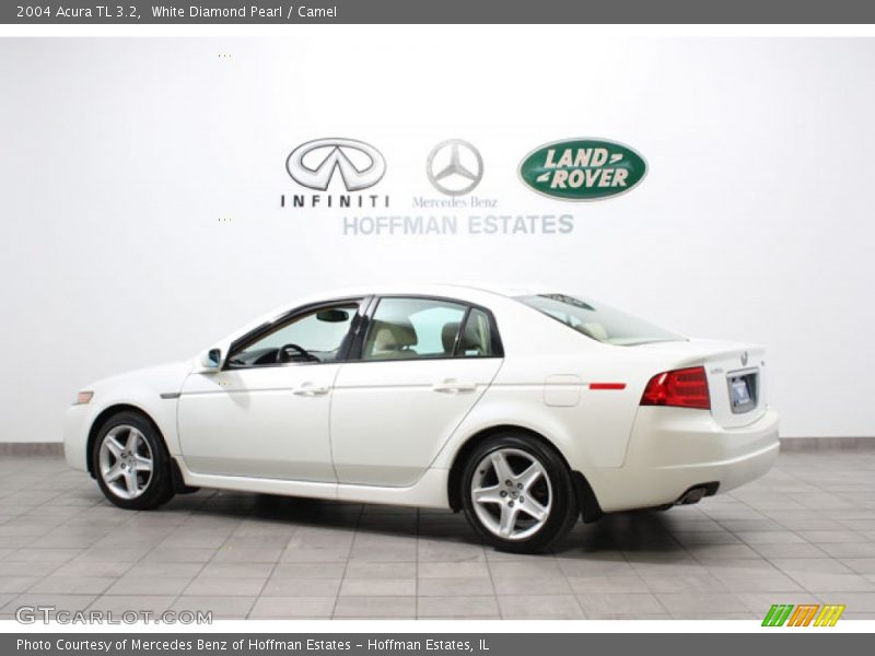 White Diamond Pearl / Camel 2004 Acura TL 3.2