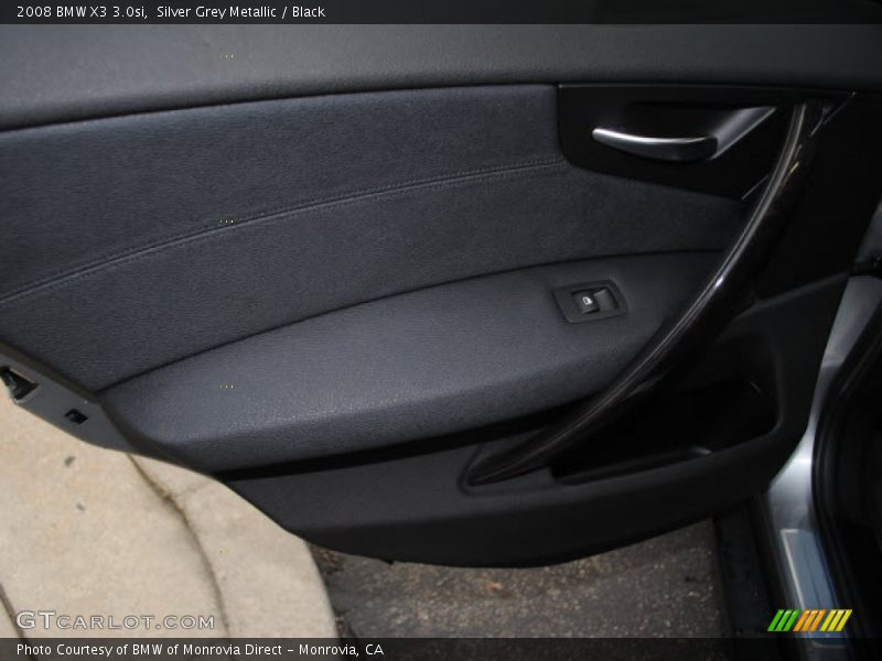 Silver Grey Metallic / Black 2008 BMW X3 3.0si