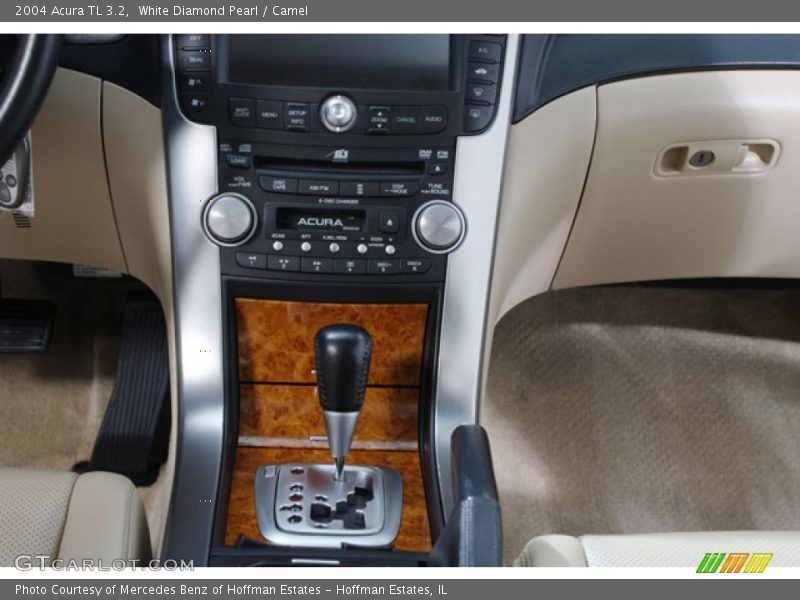 White Diamond Pearl / Camel 2004 Acura TL 3.2