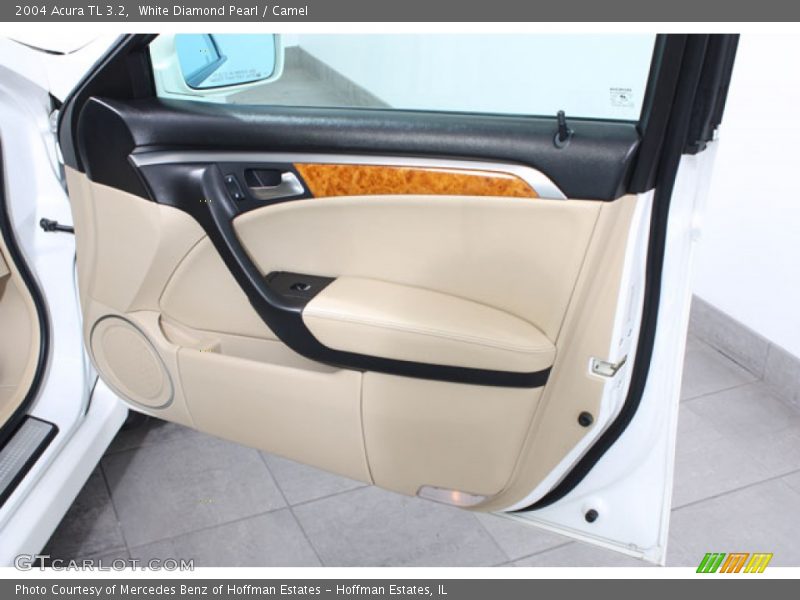 White Diamond Pearl / Camel 2004 Acura TL 3.2