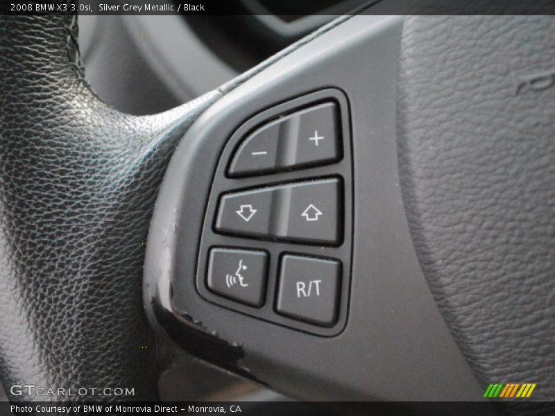 Silver Grey Metallic / Black 2008 BMW X3 3.0si
