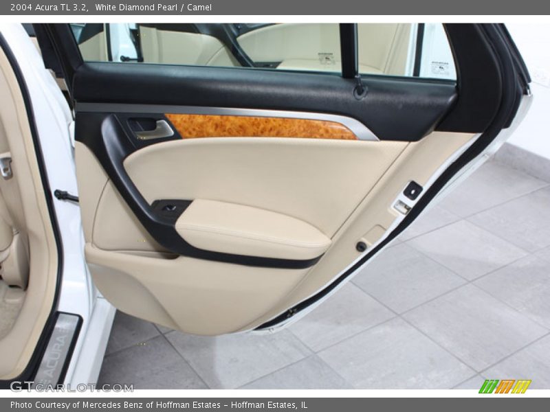 White Diamond Pearl / Camel 2004 Acura TL 3.2