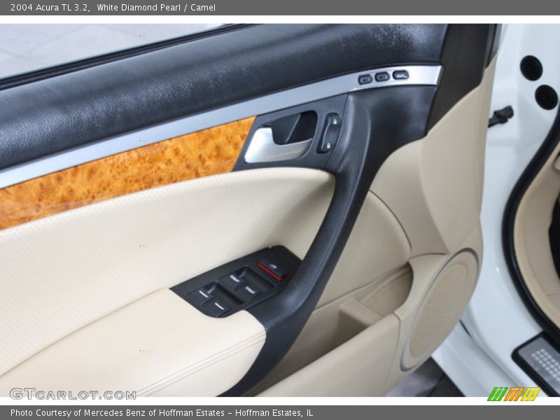 White Diamond Pearl / Camel 2004 Acura TL 3.2