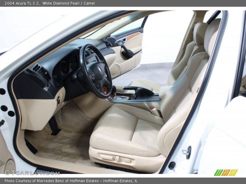 White Diamond Pearl / Camel 2004 Acura TL 3.2