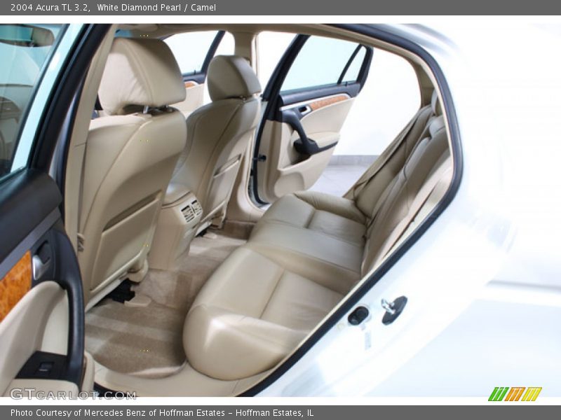 White Diamond Pearl / Camel 2004 Acura TL 3.2