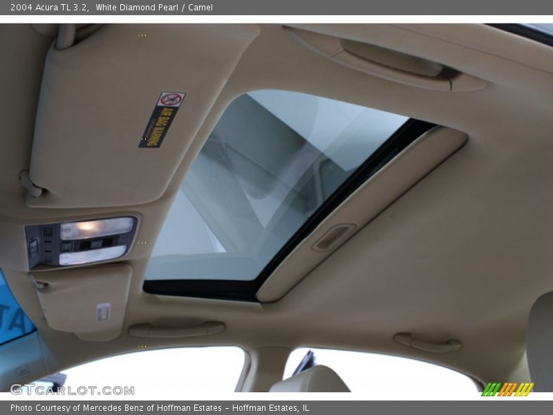 White Diamond Pearl / Camel 2004 Acura TL 3.2