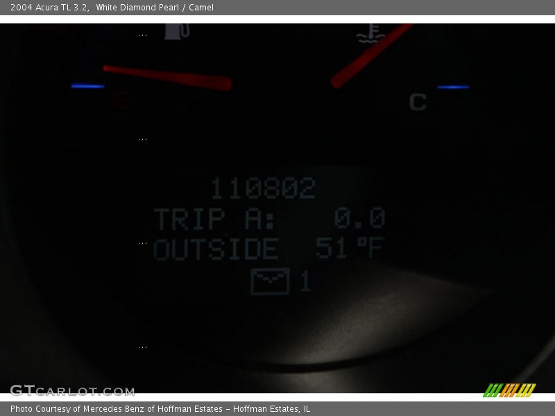 White Diamond Pearl / Camel 2004 Acura TL 3.2