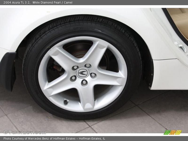 White Diamond Pearl / Camel 2004 Acura TL 3.2