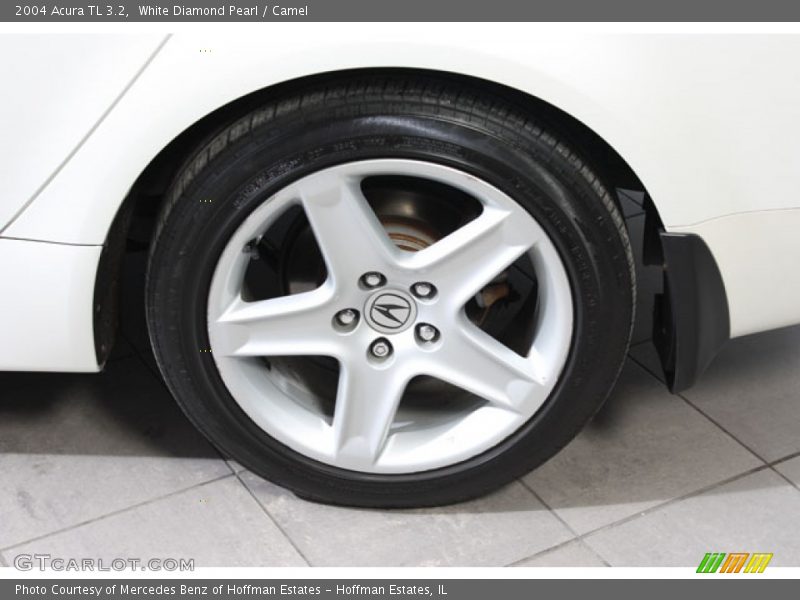 White Diamond Pearl / Camel 2004 Acura TL 3.2