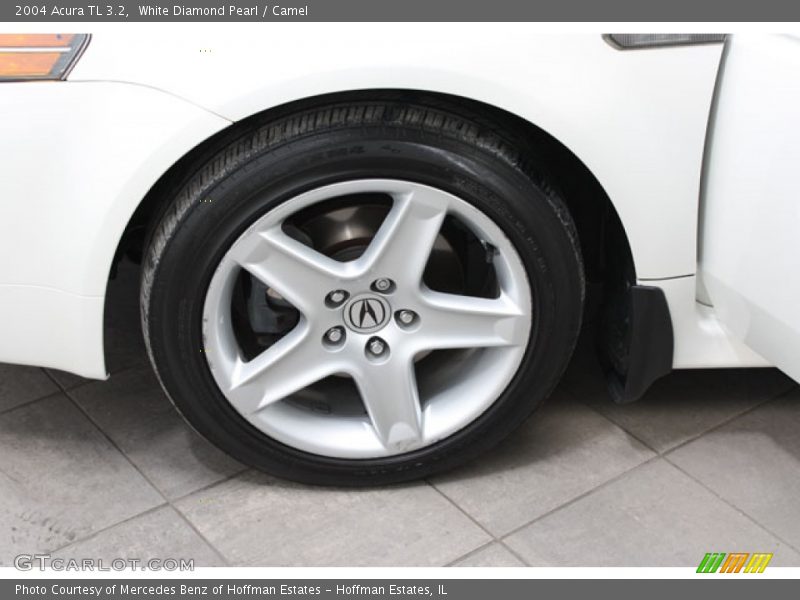 White Diamond Pearl / Camel 2004 Acura TL 3.2