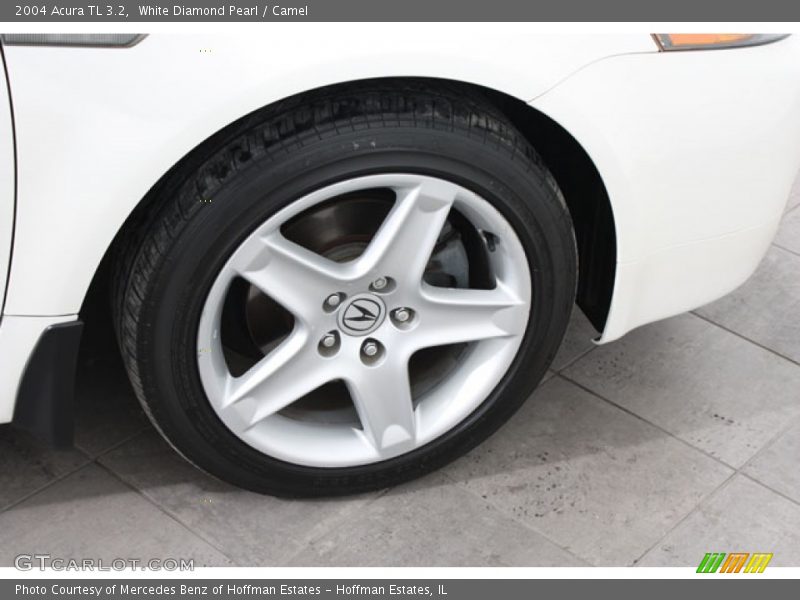 White Diamond Pearl / Camel 2004 Acura TL 3.2