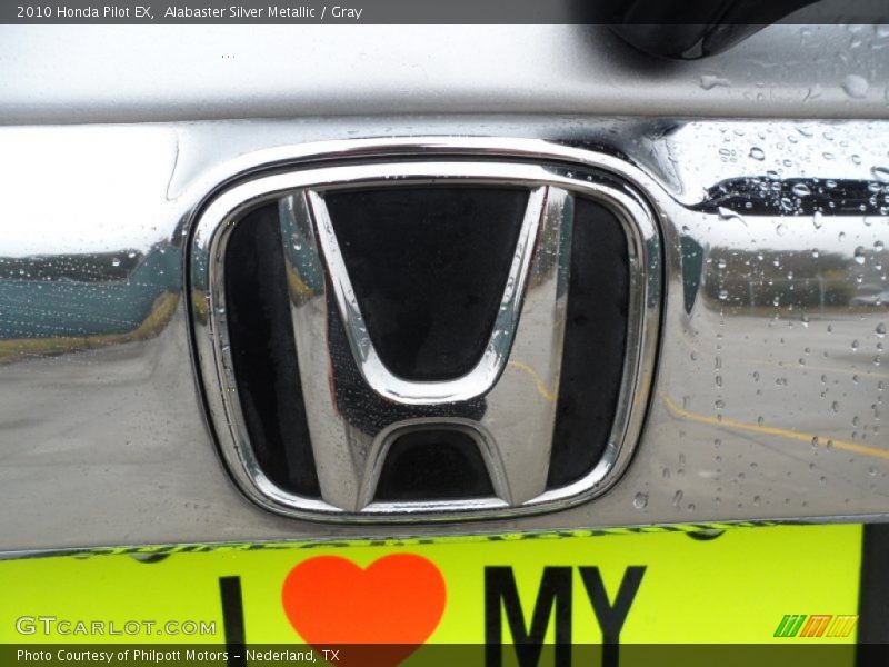 Alabaster Silver Metallic / Gray 2010 Honda Pilot EX