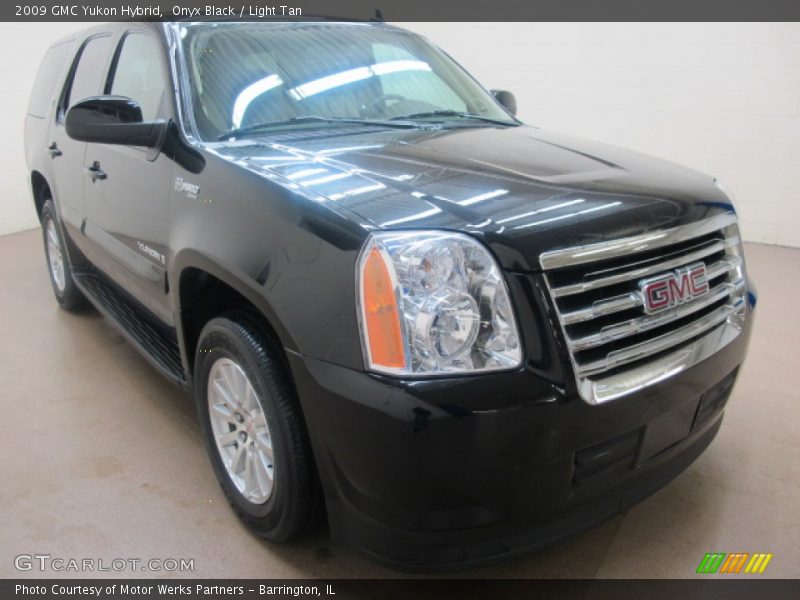 Onyx Black / Light Tan 2009 GMC Yukon Hybrid