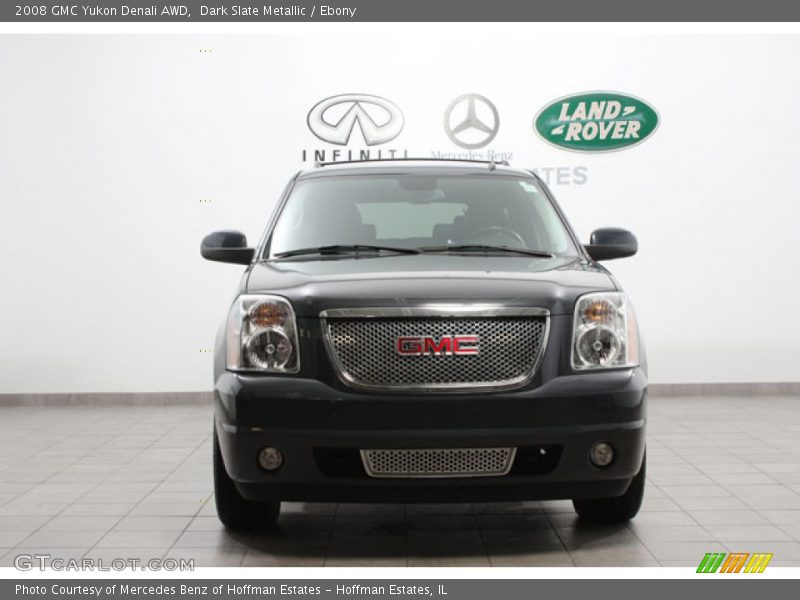 Dark Slate Metallic / Ebony 2008 GMC Yukon Denali AWD