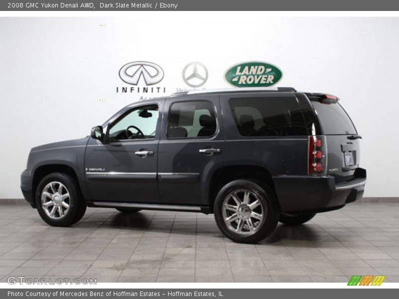 Dark Slate Metallic / Ebony 2008 GMC Yukon Denali AWD