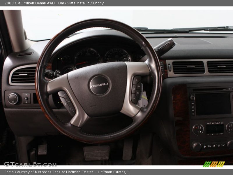 Dark Slate Metallic / Ebony 2008 GMC Yukon Denali AWD
