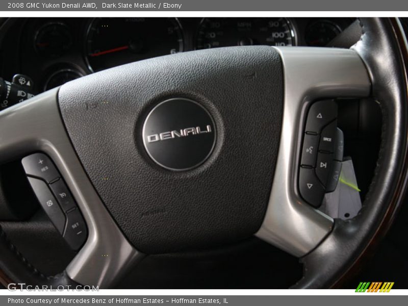 Dark Slate Metallic / Ebony 2008 GMC Yukon Denali AWD